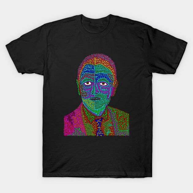 Rowan Atkinson - Pop Art Style T-Shirt by NightserFineArts